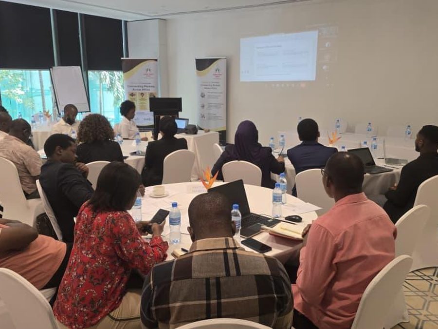 Delegates and laptops at the TEE launch working session